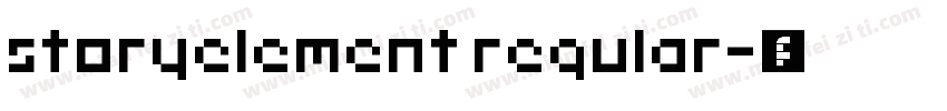 storyelement regular字体转换